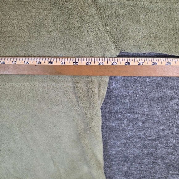 True Grit Fleece Pullover‎ Mens Large Beige Half Zip Casual Sweater - Picture 5 of 7